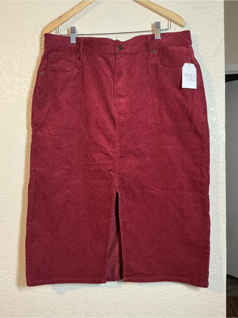 Time And Tru Corduroy Skirt